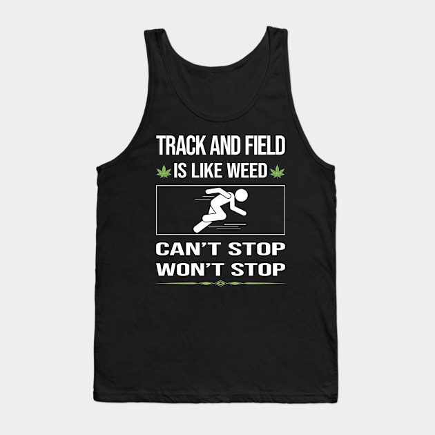 Funny Cant Stop Track And Field Tank Top by lainetexterbxe49